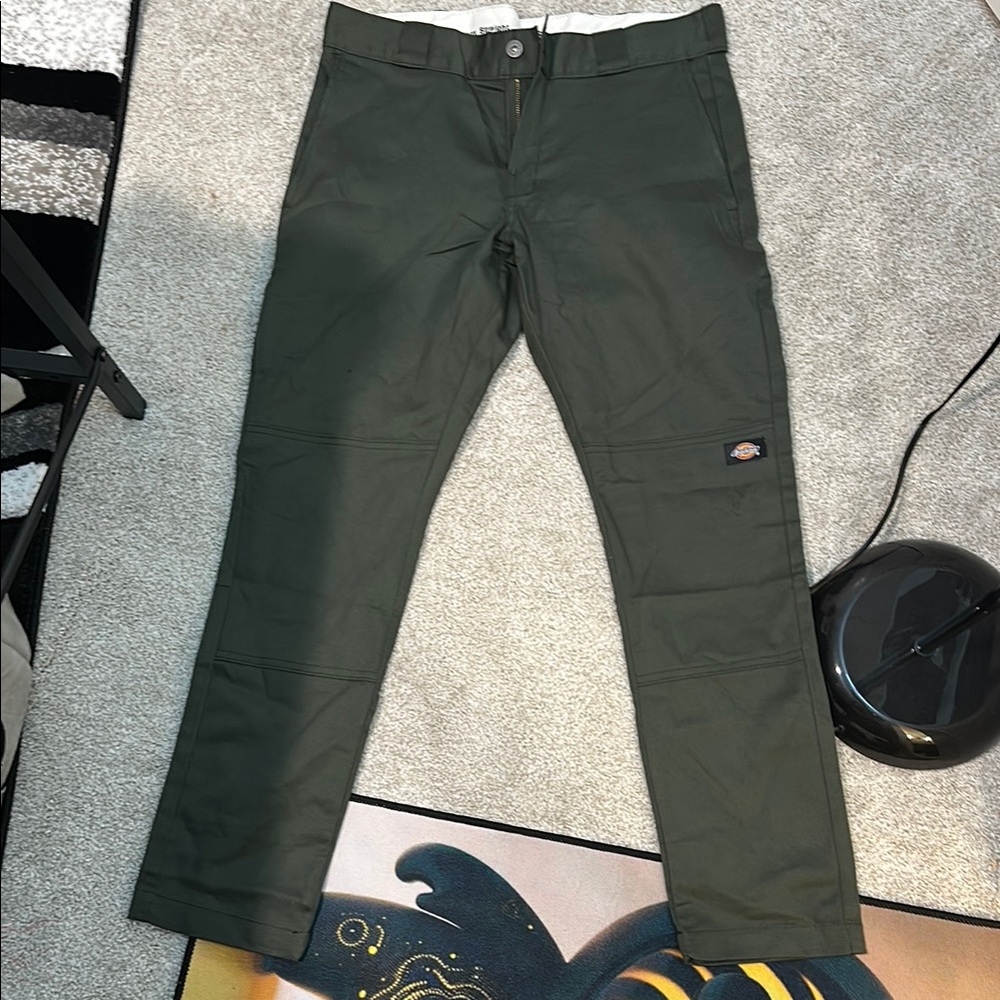 Dickies Men's Green Work Pants